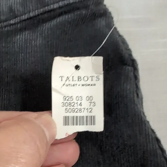 Talbots Gray Mini A-Line Skirt, nwt, women 's 16W - Picture 8 of 9